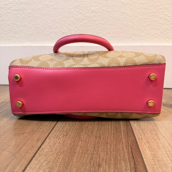 Coach Mini Darcie Carryall Bag Satchel Purse Crossbody - Picture 11 of 11